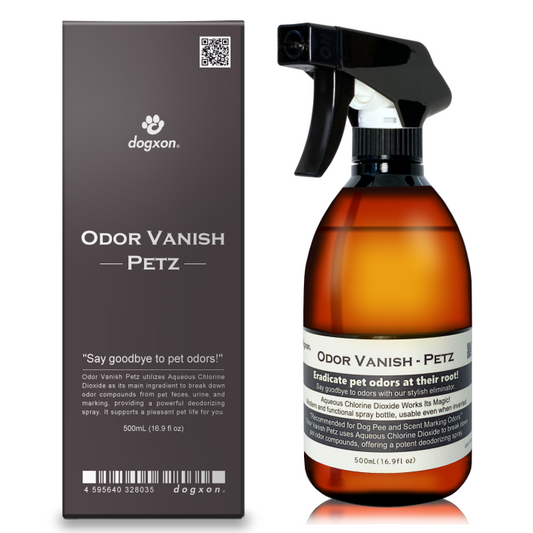 Odor Vanish - Petz （オドバニッシュ・ペッツ） 犬のおしっこ・うんち・マーキングのニオイを強力に消し去る消臭スプレー 本体ボトル 500mL